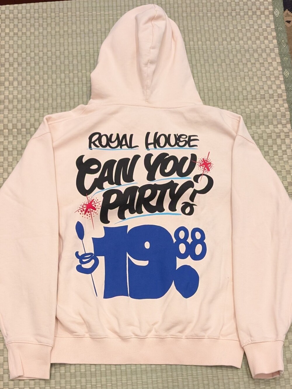 Honey F- Dijon x Peter Paid Spin Spin Sugar Hoodie Sweatshirt Beige Size XL